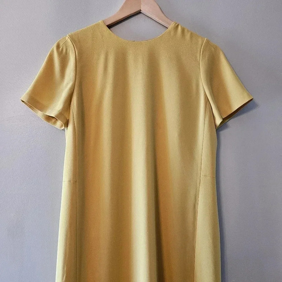 Aritzia Babaton Patricio Sundress Japanese Matte Crepe Mini Short Sleeve Dress 6 - Picture 6 of 13